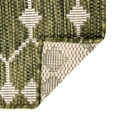 thumbnail image 4 of Unique Loom Outdoor Trellis Collection Area Rug - Traliccio (5' 3" x 8' Rectangle Green/Ivory), 4 of 9
