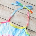 thumbnail image 5 of Odeerbi Toddler Jumpsuit Boys Girls Tie-Dyed Floral Romper Halter Jumpsuits Kids Baby Sleeveless Rainbow Clothes D, 5 of 9
