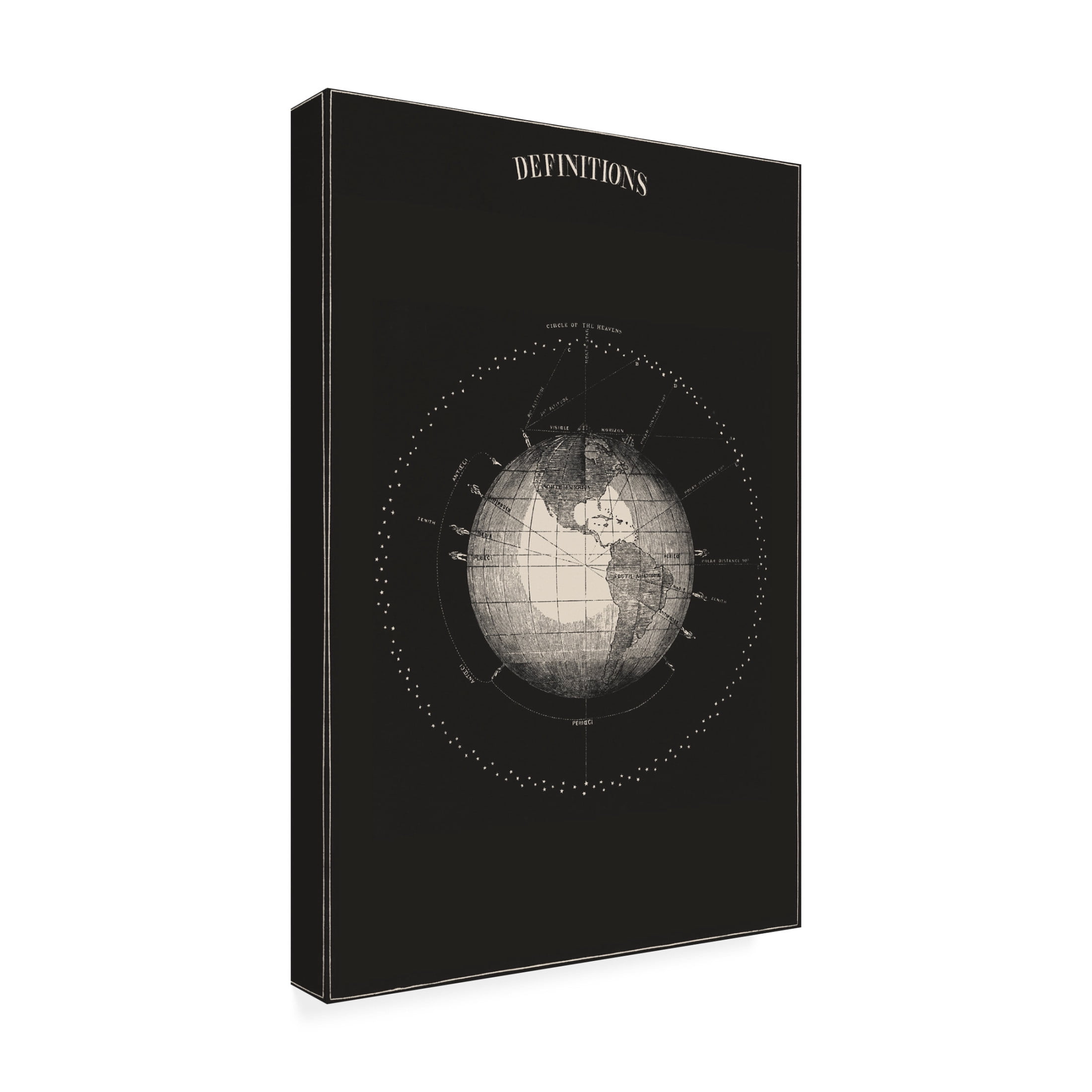 Trademark Fine Art jay stanley  Earth Definitions Canvas Wall Art