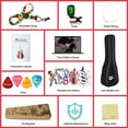 thumbnail image 3 of Everjoys 21" Soprano Ukulele Beginner Kit w/ Free Online Lesson, Gig Bag, Strap, Digital Tuner, Spare String, Picks, Polishing Cloth, Rainbow Series, 3 of 10