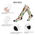 thumbnail image 5 of Lsque Beautiful African Womens Pattern Sport Compression Socks for Men & Women 15-20 mmHg Knee High Nurse Pregnant Running Medical and Travel Athletic, 5 of 6
