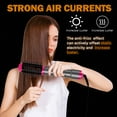 thumbnail image 6 of 5-in-1 Hot Air Brush Styler Kit, Interchangeable Hair Dryer Brush Set with Curling Barrels, Volumizer, and Smoothing Brush for All Hair Types, 6 of 15