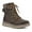 Brown Fabric, variant on Hearten Women's Hiker Ankle Boots Color: Black Fabric Size: 9