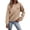 Khaki, variant on Women's Fashionable Printed Crew Neck Hoodie Color Sweatshirt Women Ladies Hoodies Pullover Sweatshirt Color Long Sleeve Sweatshirt Comfort Color Sweatshirts Women Full Zip Hoodie Women Hot Sweatshirt