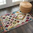 thumbnail image 6 of Nourison Moroccan Casbah Shag Ivory/Multicolor 2'2" x 4' Area Rug, (2x4), 6 of 8
