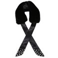 thumbnail image 3 of BASICO WOMEN NECKERCHIEF WITH RIBBON AND FAUX FUR COLLAR SCARF, 3 of 6