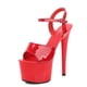 thumbnail image 1 of Sandalias de tacón alto y grueso de 17 cm, sexys, modelo de pasarela, zapatos de vestir para banquetes, zapatos de pole dance, 1 of 6