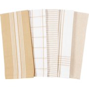 KAF Home Soho Kitchen Towels, Soft and Absorbent Flat Dish Towels, 18” x 28”, Beige, 10 Pack