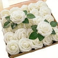 thumbnail image 4 of 25Pcs Soft Foam Artificial Roses for DIY Wedding Bouquets & Party Decor, 4 of 9