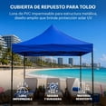 thumbnail image 2 of Carpa Cubierta Repuesto Para Toldo 3x3 Metros Impermeable Azul, 2 of 7