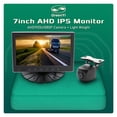 thumbnail image 3 of HD 1920*1080 7 Inch IPS Screen AHD Car Parking Monitor With AHD 1080P Fisheye Lens Rear View Backup Camera, 3 of 7