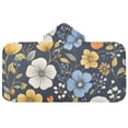 thumbnail image 5 of Yayeee Kids Hooded Towels Toddler Soft Absorbent Beach Bathing Wrap 50" x 23.5", Navy Floral Pattern, 5 of 5