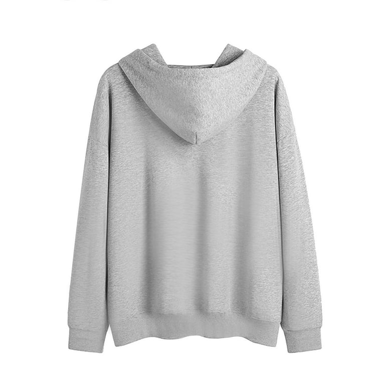 KIJBLAE Discount Women's Fashion Sweatshirt Pocket Drawstring