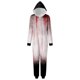 thumbnail image 1 of Family Halloween Pjs Matching Sets Horror Printed Long Sleeve One-Piece Hooded Jumpsuit Winter Jumpsuit with Pockets, 1 of 3