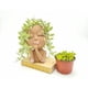 thumbnail image 2 of Macetas de cara - Maceta de cabeza, Macetas suculentas, Maceta de cabeza de maceta de cara, Decoración de jardín para plantas de interior y exterior con Ormromra BST3082887, 2 of 5