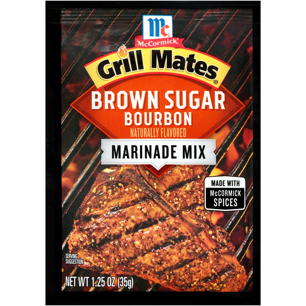 McCormick Grill Mates Brown Sugar Bourbon Marinade, 1.25 oz Walmart