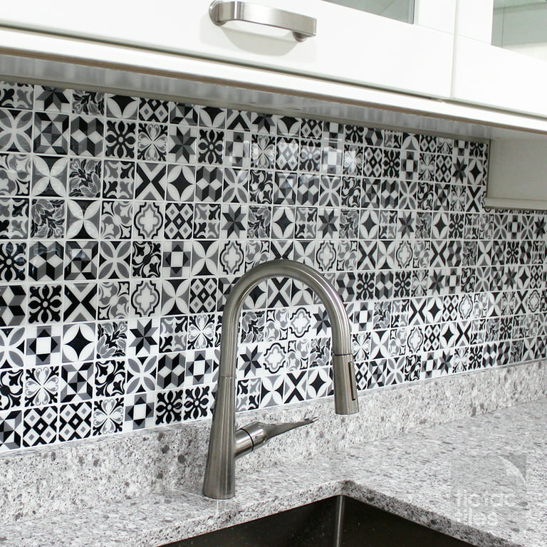 10-Sheet Peel and Stick Backsplash Tile, Stick on Tiles Backsplash for  Kitchen & Bathroom Waterproof Self-Adhesive Vinyl Wall Panels