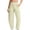 Khaki, variant on Inleife Women's High Waisted Barrel Sweatpants with Side Pockets - Wide Leg Ankle Length Joggers, Athletic Style Seam Front Lounge Pants