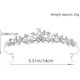 thumbnail image 2 of 1 diadema de corona de perlas nupcial con aleación de accesorios para el cabello de diamantes Sailing Electrónica, 2 of 4