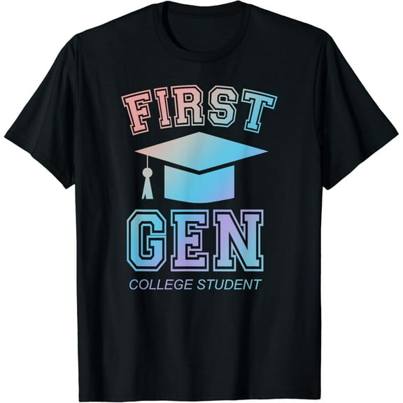 Graduate T-Shirt First Generation College Student - Grad University mens t shirt，black，women，funny，misfits，men，journey，t-shirt
