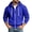 Blue, variant on Smsaxvxz Full Zip Midweight Fleece Hoodies for Men Fall Winter Warm Zip Up Sweatshirt,S-3XL