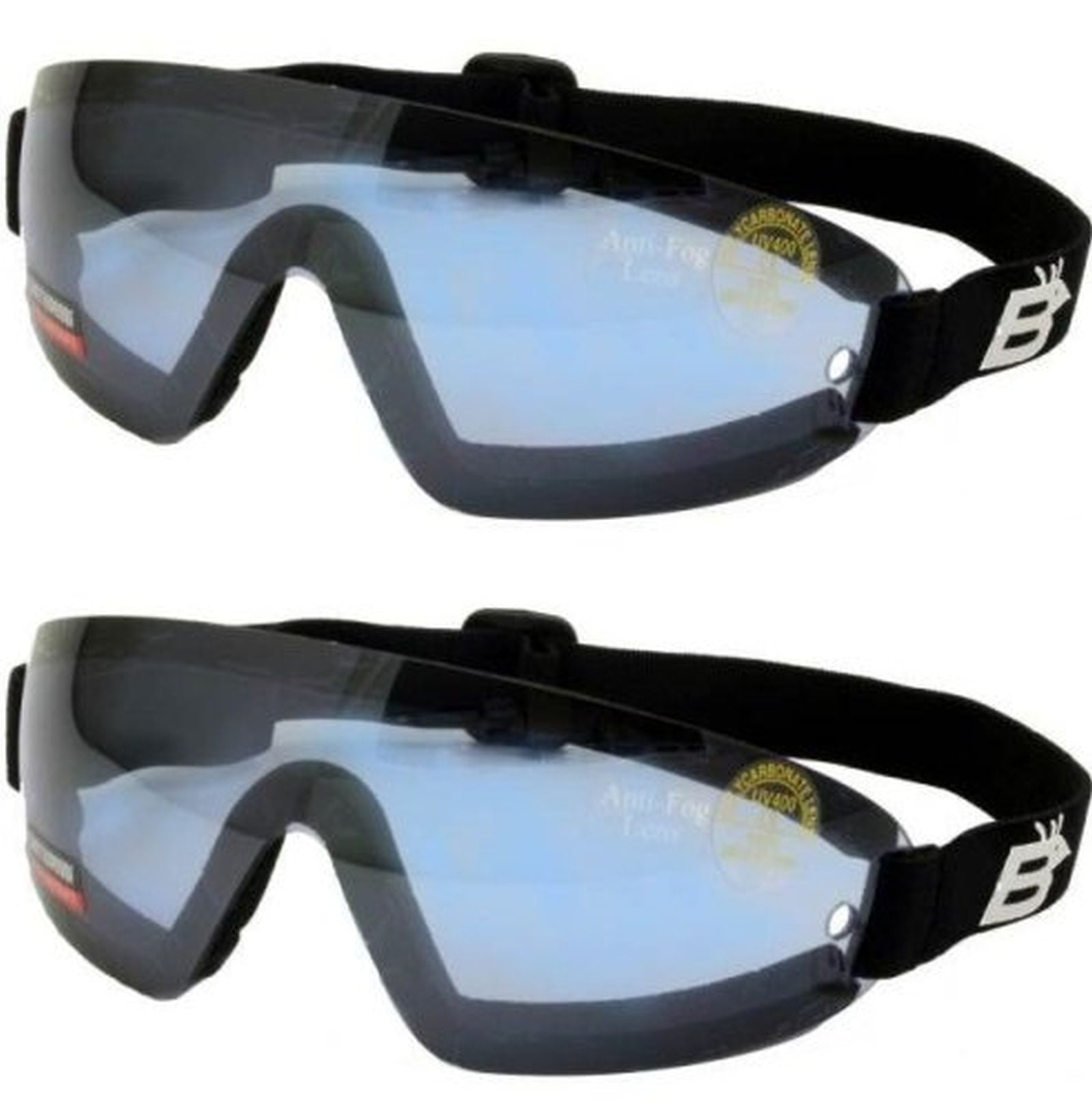 1 Clear & 1 G-Tech Tinted pairs of Goggles 4 Freefall Skydiving & Paragliding 