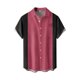 thumbnail image 4 of Short Sleeve Button Shirt Men'S Casual Short Sleeve Shirt Loose Shirt With PocketXL, 4 of 4