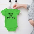 thumbnail image 5 of I'm the Big Brother Siblings Bodysuit Jumper Boys Infant Baby Brisco Brands 6M, 5 of 6