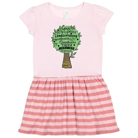 

Inktastic Fruit of the Spirit Bible Quote Gift Toddler Girl Dress
