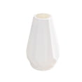 thumbnail image 2 of WWV Modern White Plastic Flower Vase 15x10x10cm Minimalist Tabletop Pot Decorative Planter Lightweight Durable Home Office Accent Piece, 2 of 6