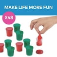 thumbnail image 3 of Red And Green Holiday Slime - Party Favors - 48 Pieces, 3 of 3