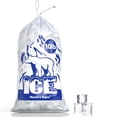 thumbnail image 1 of Bolsas de hielo Marcel & Royce, 4,5 kg, paquete de 100 con cordón, 1 of 5