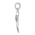 thumbnail image 3 of FJC Finejewelers 925 Sterling Silver Rhodium Plated Polished 3D Scuba Flipper Charm 30 x 10 mm, 3 of 6