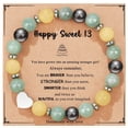thumbnail image 2 of Top-kevin Cross Beaded Bracelets for Women, Inspirational Natural Heart Religious Bracelets for Women, Birthday Christian Gifts for Women on Thanksgiving Christmas Gifts, 2 of 68