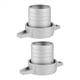 thumbnail image 3 of 2X Accesorios para de Agua Llave de Conexión de Tubería de Aluminio de 2 Pulgadas con Junta de Goma Conector de Bomba Conexión de Tubería, 3 of 4