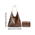 thumbnail image 3 of Bolso Hombro PU para Mujer Retro Diario (café), 3 of 3