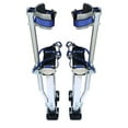 thumbnail image 3 of Drywall Stilts 24 - 40 inch Grade Adjustable Auminum Tool Stilt Silver for Painting Cleaning, 3 of 6