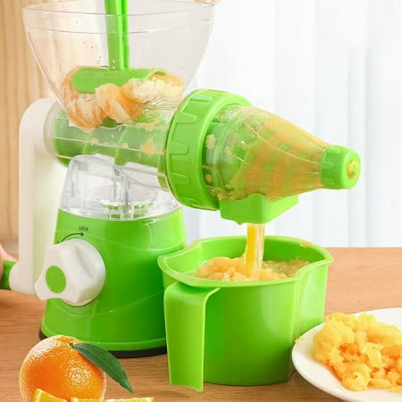 

Jiaroswwei 1 Set Juicer Multi-purpose Maximum Juice PP Slower Manual Juicer for Kitchen