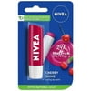 Nivea Cherry Shine Lip Balm - 24h Moisture With Natural Oils, Red Shine & Cherry Aroma, 4.8 g
