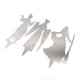 thumbnail image 3 of 3 letreros de Halloween con silueta de bruja de metal de hierro para jardín, decoraciones de Halloween para exteriores, fiestas, festivales y hogar., 3 of 14