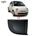 thumbnail image 1 of Yimiti Left / Right Front Bumper Trim Cover For Fiat For 500 Models (2007-2015) Black,Right, 1 of 7