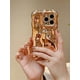 thumbnail image 1 of Wave Bubble Electroplated Silver Phone Case Compatible With Iphone, 1 of 4