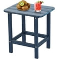 thumbnail image 3 of Wubio 19'' Adirondack Side Table, Rectangular HDPE End Table, Weather Resistant and Easy Maintenance, Dark Blue, 3 of 16