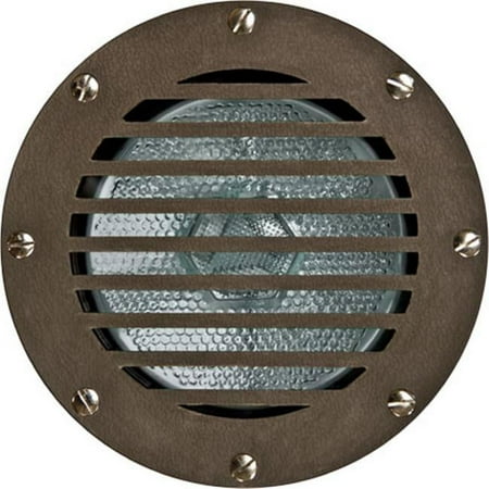 Dabmar Lighting FG4400 Fiberglass In-Ground Well Light with Grill- Bronze