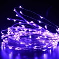 thumbnail image 5 of Somnr Solar Christmas Lights Rope String Lights 33ft 100 LED Holiday Fairy Decoration String Lights for Indoor,Outdoor Patio, Lawn, Garden (Purple), 5 of 8