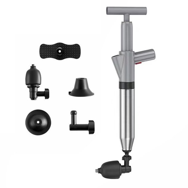 Desatascador de fregadero manual, removedor de obstrucciones universal para fregaderos de cocina domésticos (gris) Ehuebsd Libre de BPA