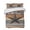 Grey, variant on Quilts Twin Size, Grey Brown Texas Star Soft Comforter Bedding Set for Bed, Retro Country Star Farmhouse Wooden Lightweight Quilted Bedspread with Pillow Cover(2 Pieces) for All Season, 68x86 Inch