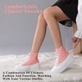 thumbnail image 5 of CHEERMORE Women Platform Female Casual Canvas Shoes Adult US 6 Pink, 5 of 7