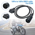 thumbnail image 2 of Cable Icom-d de motocicletas para -bmw 10 pines a 16 pines Obd2 Diagnóstico Afortunado Sencillez, 2 of 2