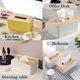 thumbnail image 5 of Laklulu - Funda rectangular para caja de pañuelos de papel, soporte para guardar pañuelos faciales en el tocador del baño, encimera o tocador del dormitorio, 5 of 5